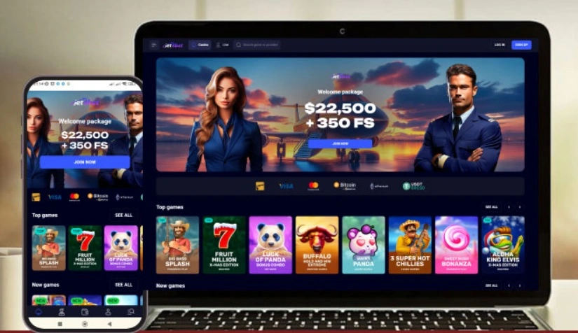 Jet4Bet Casino App Screenshot